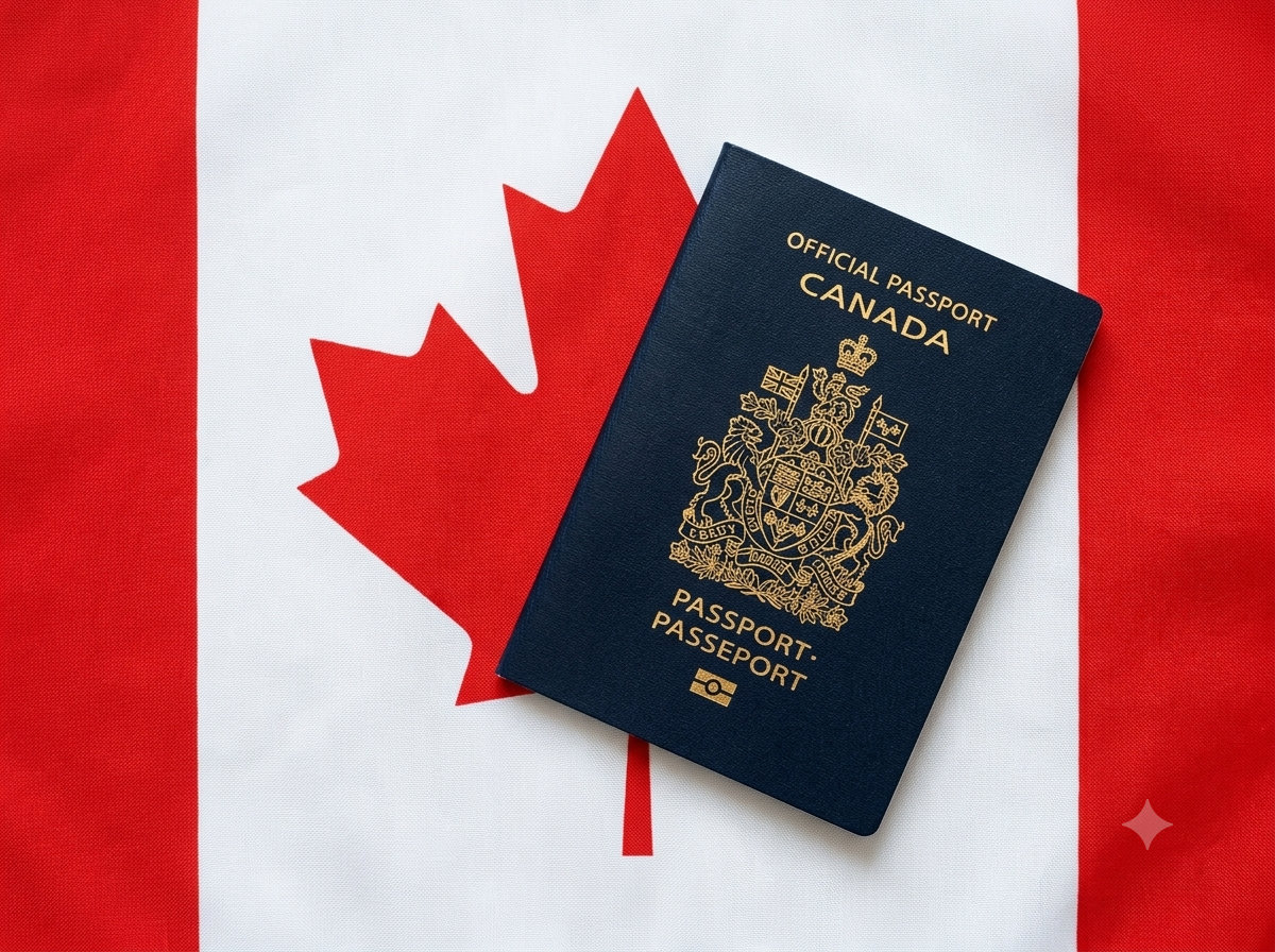 Canadian passport photo session